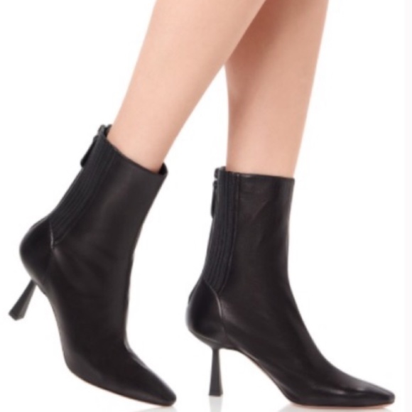 Aquazzura Shoes - Aquazurra Curzon 75 Lamb Leather Black Boots Sz 10